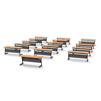 31 Person Training Meeting Seminar 16 Piece Tables Set