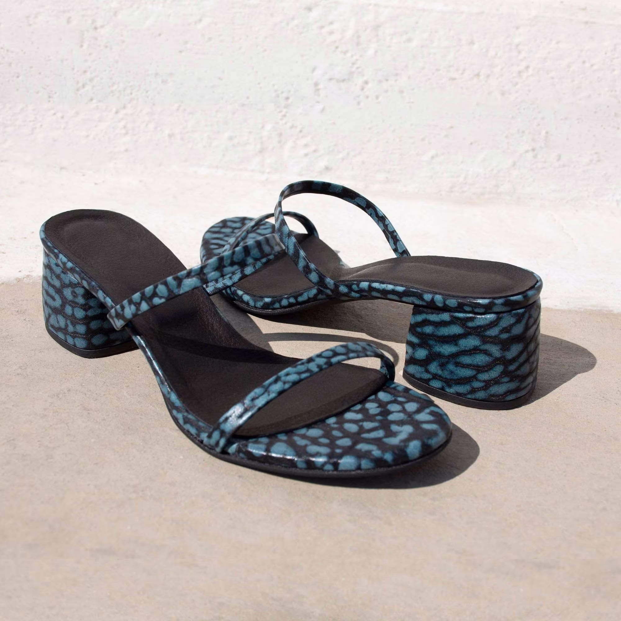 Sandals With Block Heels, Heels Straps, Heels 2 Inch, Blue Heels, Women Heels, Mules Heels, Block Heels Strappy