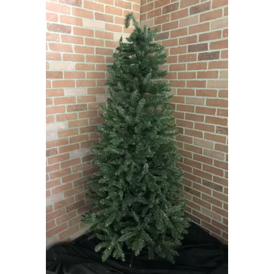 Slim 6.5' Green Pine Artificial Christmas Tree with 762 Tips with Stand