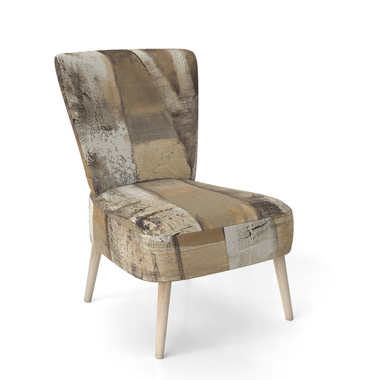 Designart 'Natural Birch Forest I' Upholstered Traditional Accent Chair