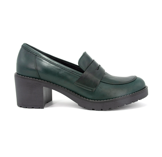 Loafer Women, Woman Penny Loafers, Green Loafer, Loafer Platform, Loafer With Heel, Leather Loafers, Custom Shoes, Loafer Outfits, Loafers, On Sale