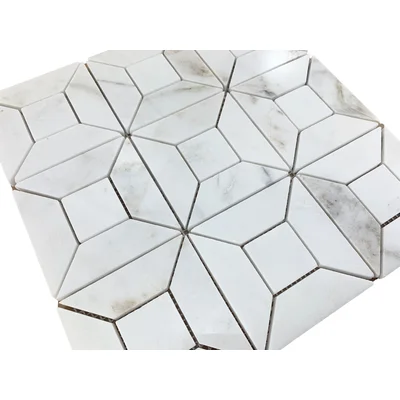 1" x 4" Marble Novelty Mosaic Wall & Floor Tile