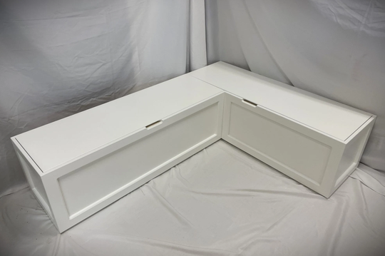 Modern-Style Corner Bench Set/Dining Banquette Top-Opening Storage Breakfast Nook Benches