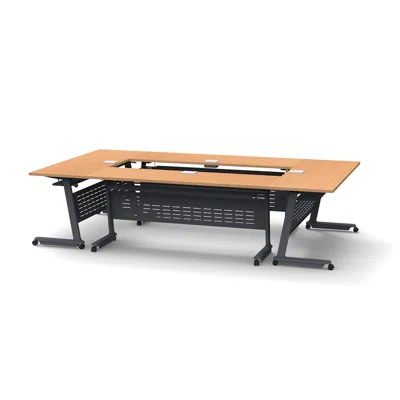8 Person Training Meeting Seminar 4 Piece Tables Set