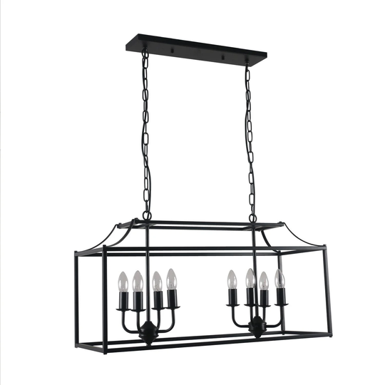 Modern Black Large Kitchen Island Pendant Light