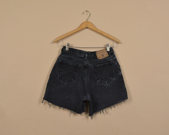 Arizona Jean Co Size 25 Black Cutoff Denim Shorts