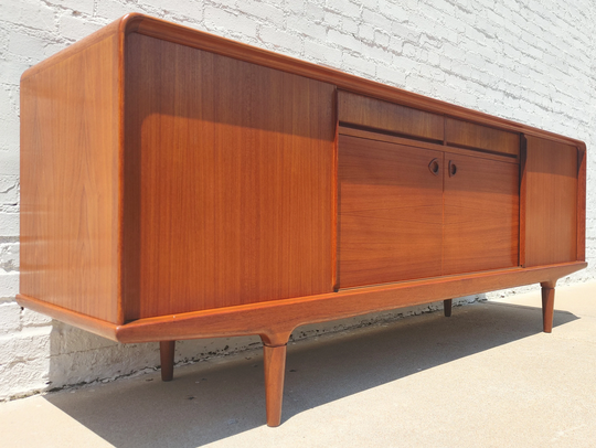 Mid Century Danish Modern Teak Sideboard By Clausen & Sons