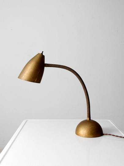 Vintage Gooseneck Table Lamp