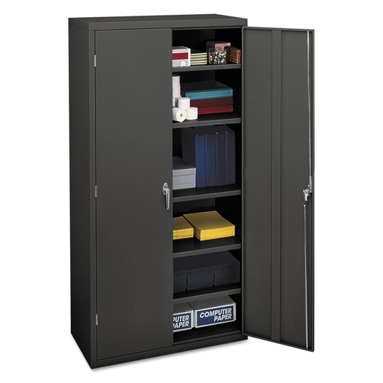 Assembled Storage Cabinet, 36 x 18.13 x 71.75, Charcoal - 36" x 18.13" x 71.75"