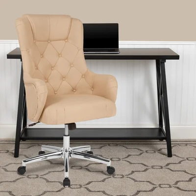 Chambord Home and Office Button Tufted Upholstered High Back Office Chair
