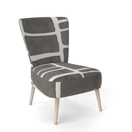 Designart 'Minimalist Graphics IV' Upholstered Transitional Accent Chair