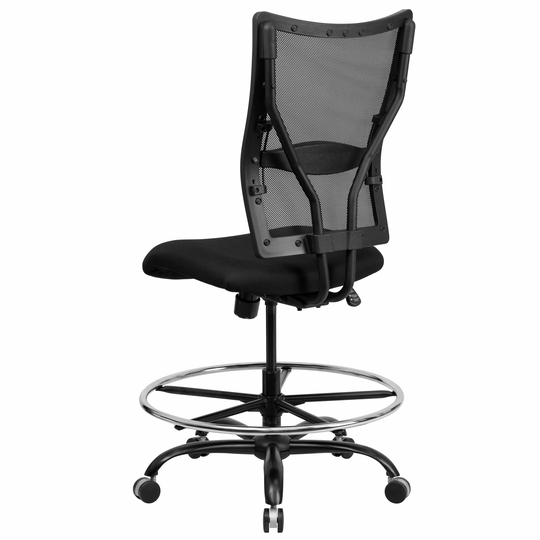 Big & Tall 400 lb. Rated Mesh Ergonomic Drafting Chair