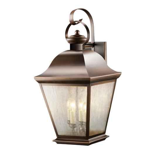 Kichler Lighting Mount Vernon Collection 4-light Olde Bronze Outdoor Wall Lantern