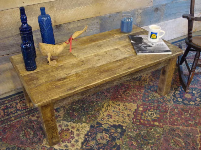 Driftwood Coffee Table, Rustic Table | 42" X 22" 16 To 20" H