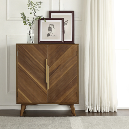 Art Leon Handcrafted Wood Sideboard with 2 Doors