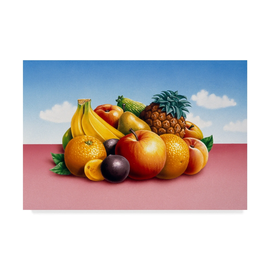 Harro Maass 'Fruit Under Clouds' Canvas Art - Multi-color