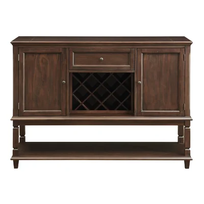 58" Wide 1 Drawer Poplar Wood Sideboard
