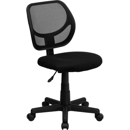 Offex Mid-Back Black Mesh Task Chair and Computer Chair [OF-WA-3074-BK-GG]