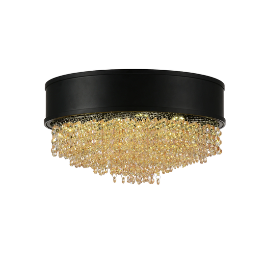 Guisseppe Lighting 11101 Seven Light Flush Mount Medina - Exact Size