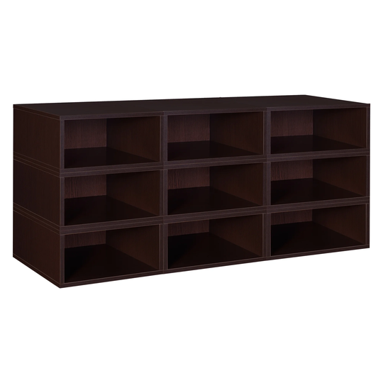 Noble Connect Storage Set- 9 Half Size Cubes- Truffle