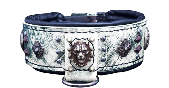 Rottweiler Collar, American Pitbull Leather Dog Handmade Cane Corso Collars For Mastiffs Bully Xl