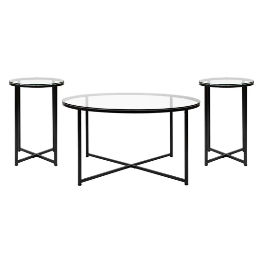 Greenwich Coffee and End Table Set 3 Piece Occasional Table Set