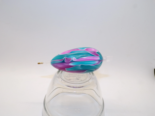 Diamond Painting Pen, Turquoise, Pink, White, Swirl, Alien Sunset, Egg Shaped Mini, Acrylic