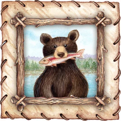 Wilderness Bear by Laurie Furnell - Painting Print