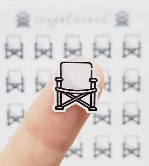 Planner Sticker | Camping Folding Chair