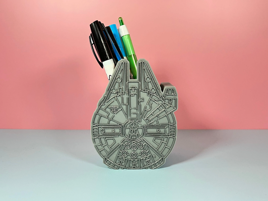 Pen & Pencil Holder | Millennium Falcon Makeup Brush Marker Case