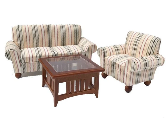 112 Dollhouse Miniature Family Room Sofa E23-B
