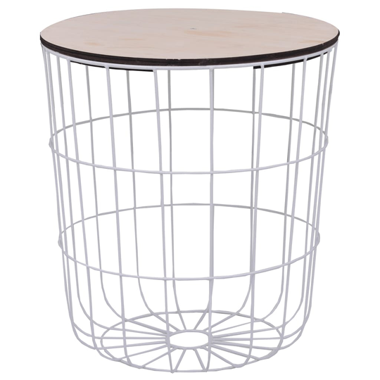 Coffee Table White 15.6"