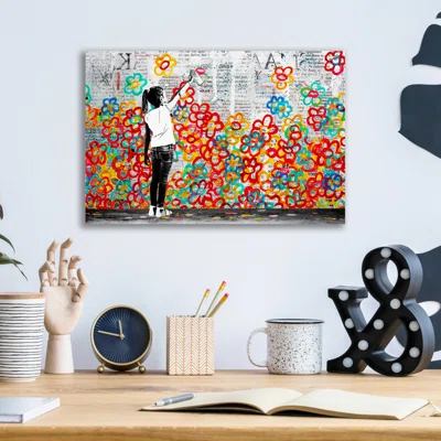Flower Power by DB Waterman - Unframed Graphic Art