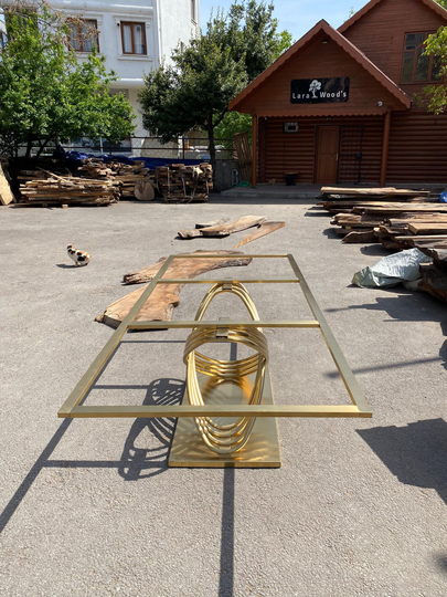 Table Legs Order For Kamran, Matte Light Gold