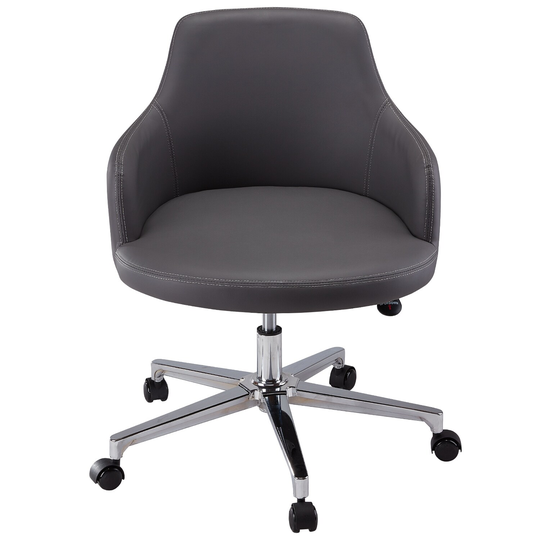 Black & gray adjustable height office chair