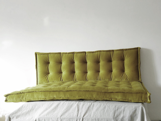 Floor Cushion, Sofa, Bench Cushion, Daybed Futon Window Seat Quilted Cushion Japanese Futon, Modular Sofa