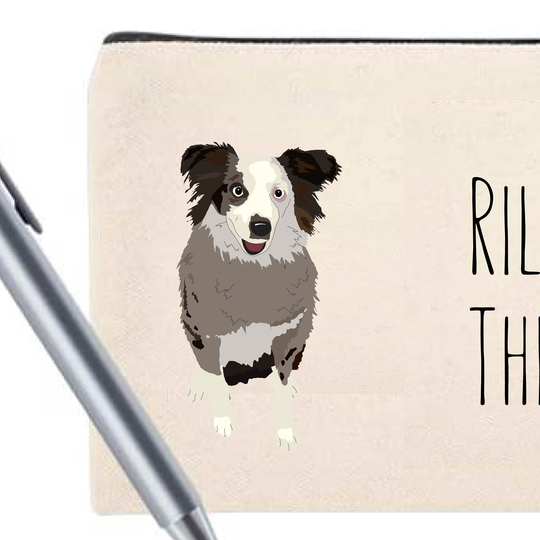Aussie Cosmetic Bag | Travel Pencil Pouch Mask
