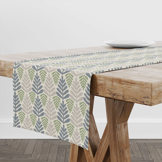 Table Runner Pastel Forest | Unique Design Decor High Quality Textile & Print Made in Eu