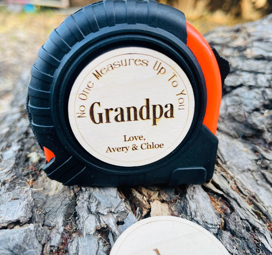 No One Measures Up To You Personalized Tape Measure, Love Beyond Measure Gift For Dad, For Grandpa/Pawpaw