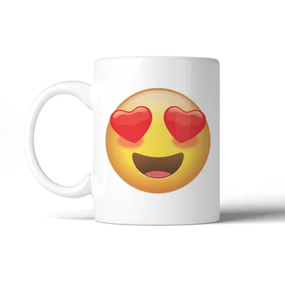 Thorbiorn Emoji-Heart Eyes Coffee Mug