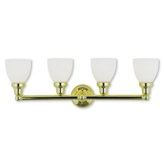 Livex Lighting Classic Polished Brass 4-light Bath Light