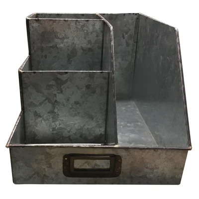Decorative Multipurpose Metal Flatware Caddy