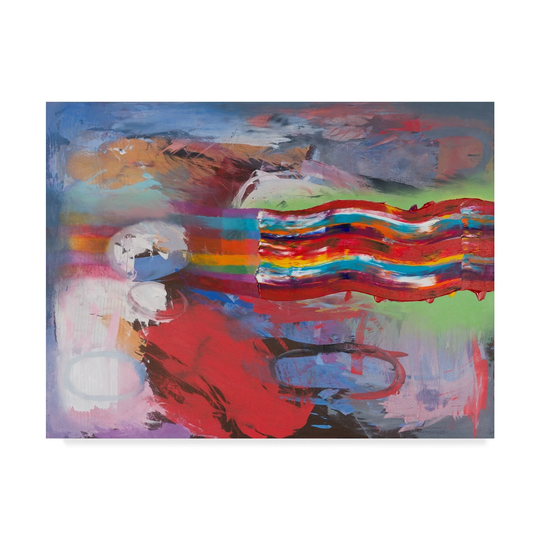 Hooshang Khorasani 'Color Storm Sonata' Canvas Art - Multi-color