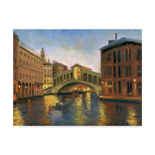Hall Groat Ii 'Venice Canals' Canvas Art - Multi-color