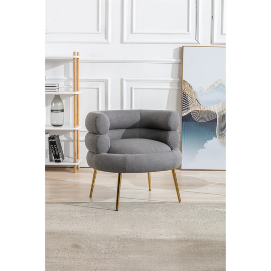 Accent Chair Leisure Sofa with Golden Feet - 30.51 *29.33*29.13