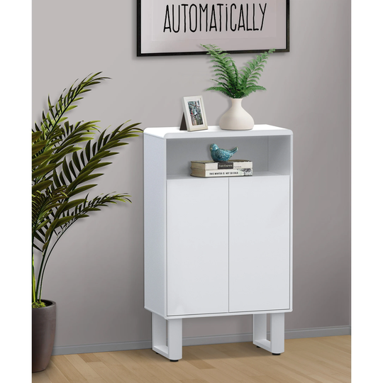 Saint Birch Alaska White File Cabinet