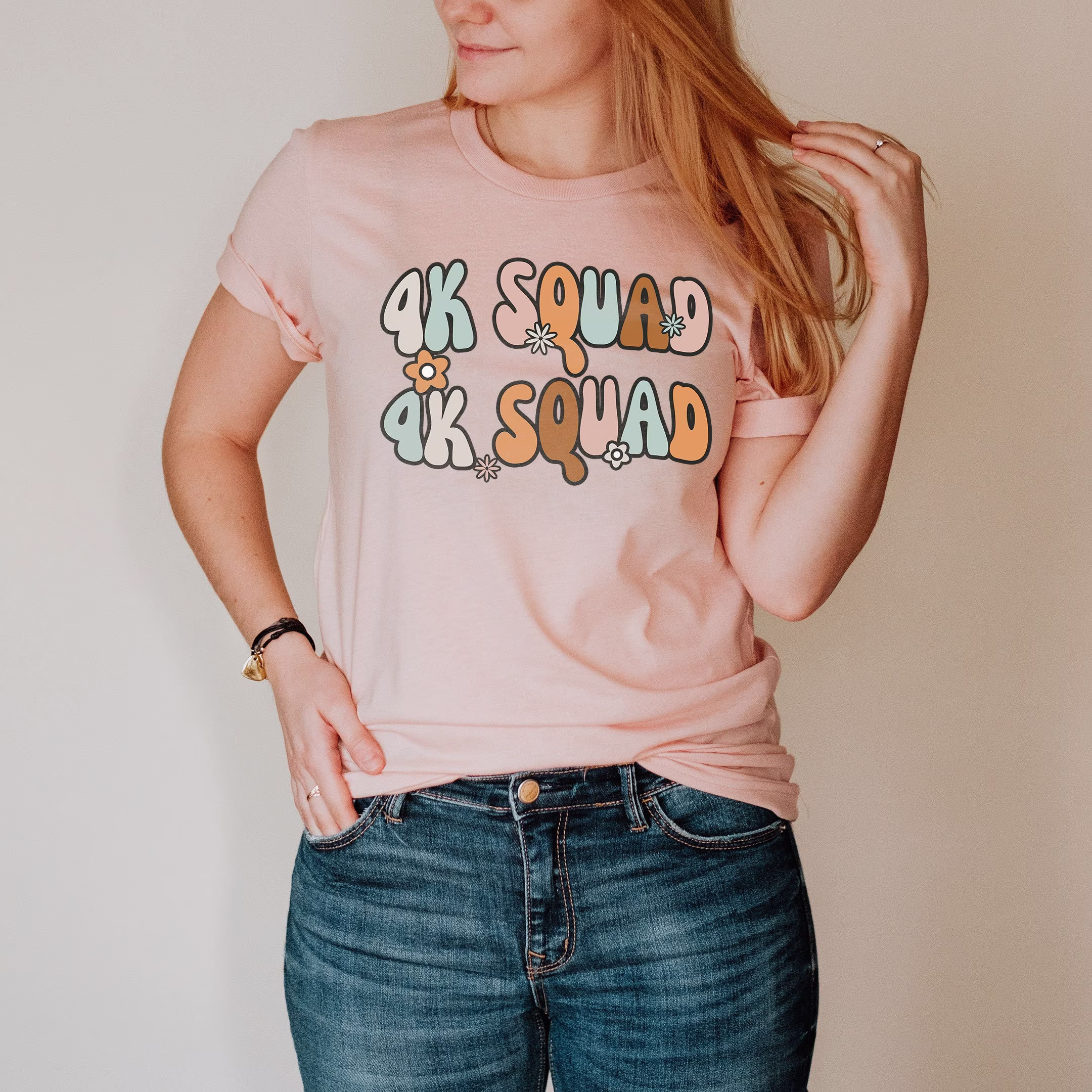 4K Teacher Shirt, Gift, Shirts Tee Tshirt For Gift Kindergarten Preschool
