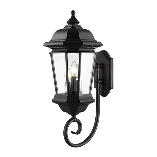 Avery Home Lighting Bayland 3-Light Outdoor Bronze Wall Light