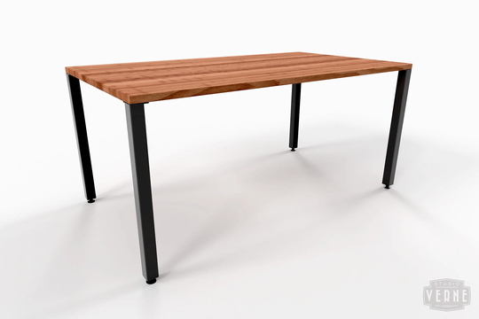 Flush Table Legs | Adjustable Foot Square Metal Furniture Flushline N127S
