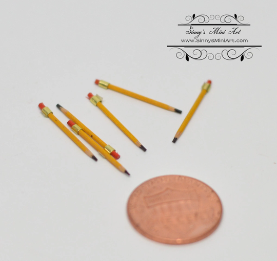 112 Dollhouse Miniature Pencil Set/School Az Im65648